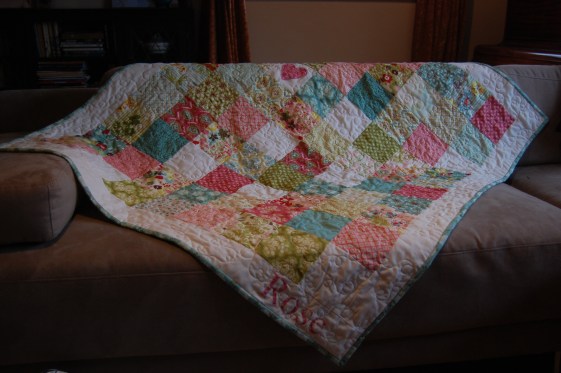 hello luscious child quilt
